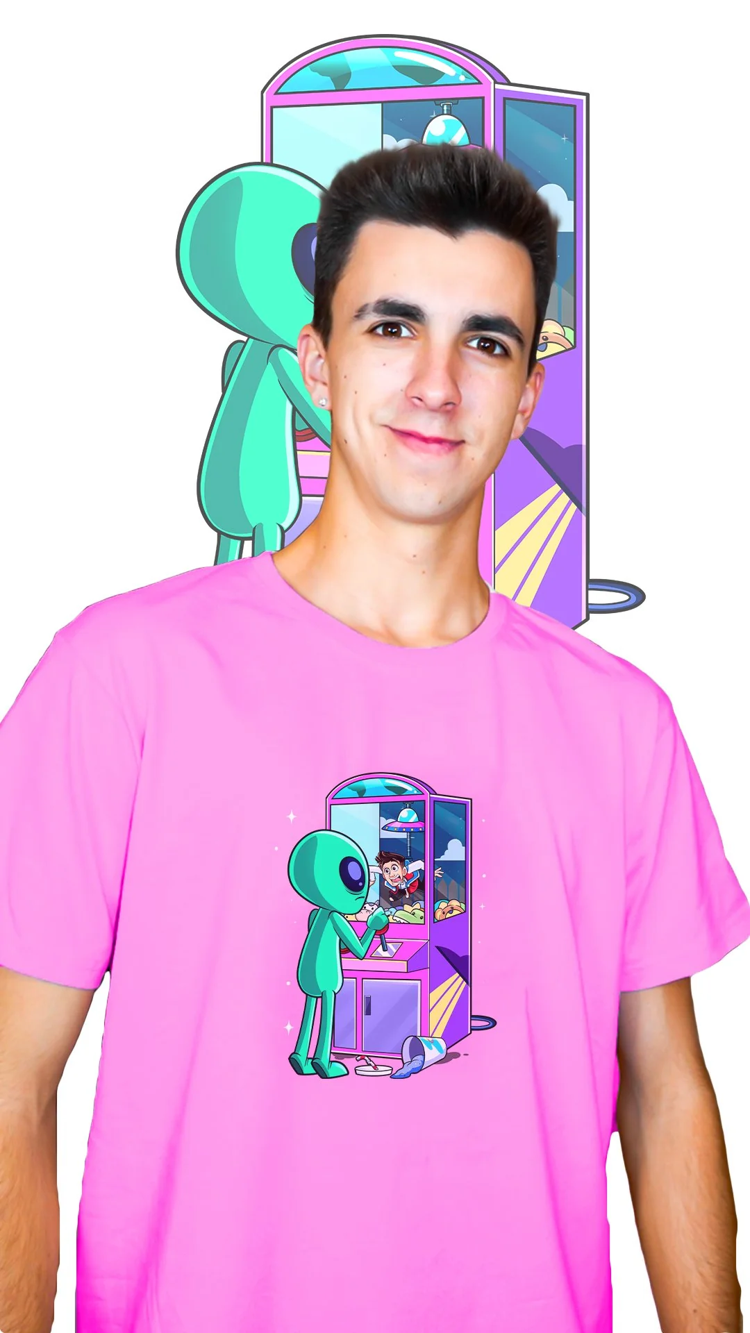 Camiseta - Arta Atrapado por el Alien - Image 3