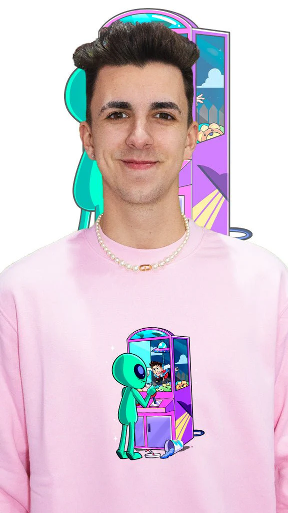 Sudadera sin capucha - Arta Atrapado por el Alien - Image 7
